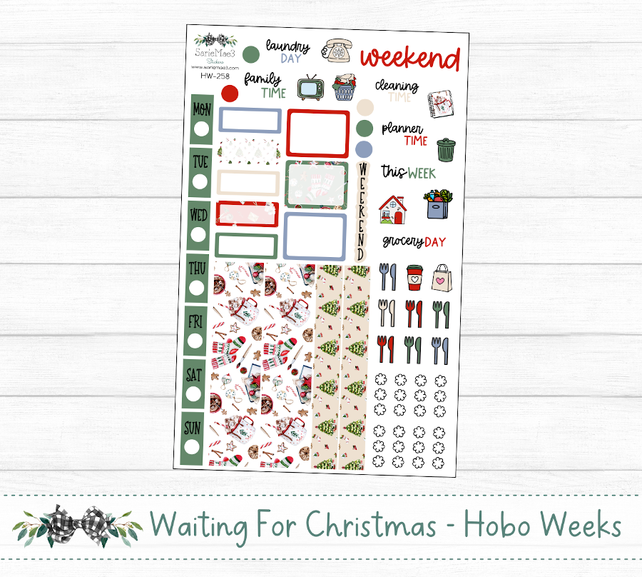 Hobonichi Weeks Kit, Waiting For Christmas, HW-258