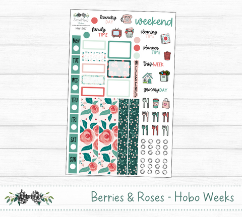 Hobonichi Weeks Kit, Berries & Roses, HW-267