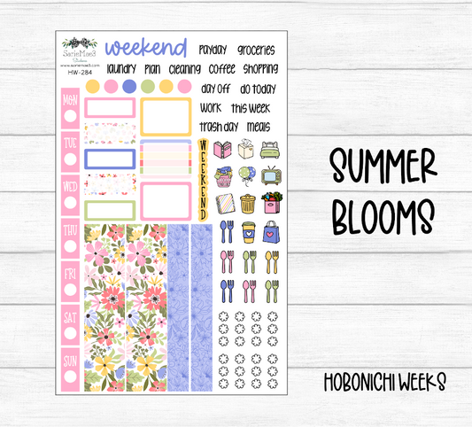 Hobonichi Weeks Kit, Summer Blooms, HW-284
