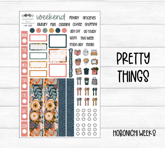 Hobonichi Weeks Kit, Pretty Things, HW-289
