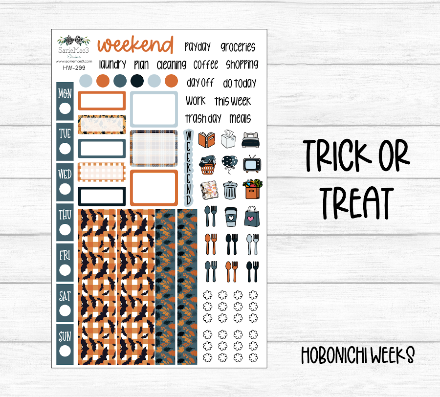 Hobonichi Weeks Kit, Trick or Treat, HW-299