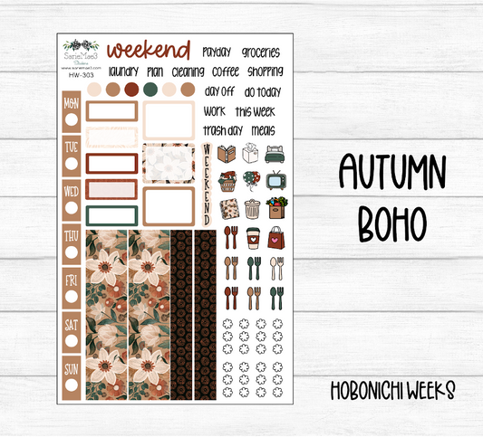 Hobonichi Weeks Kit, Autumn Boho, HW-303