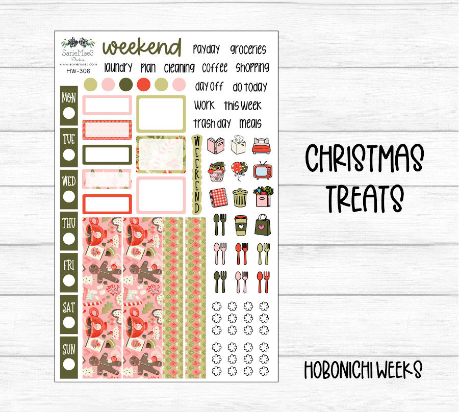 Hobonichi Weeks Kit, Christmas Treats, HW-306