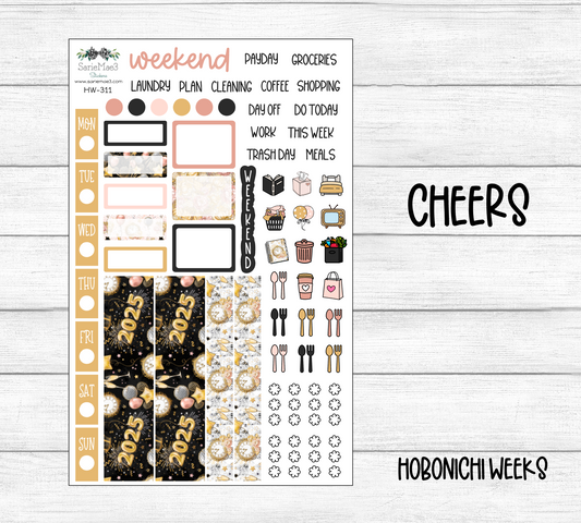 Hobonichi Weeks Kit, Cheers, HW-311