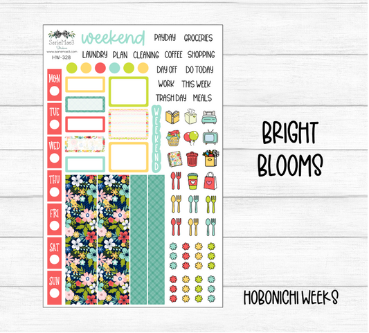 Hobonichi Weeks Kit, Bright Blooms, HW-328