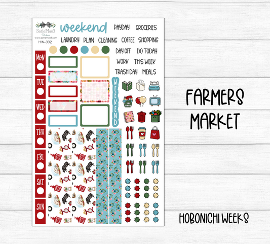 Hobonichi Weeks Kit, Farmers Market, HW-332
