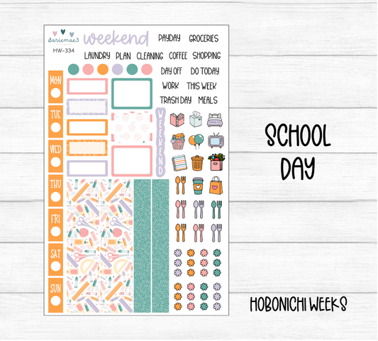 Hobonichi Weeks Kit, School Day, HW-334
