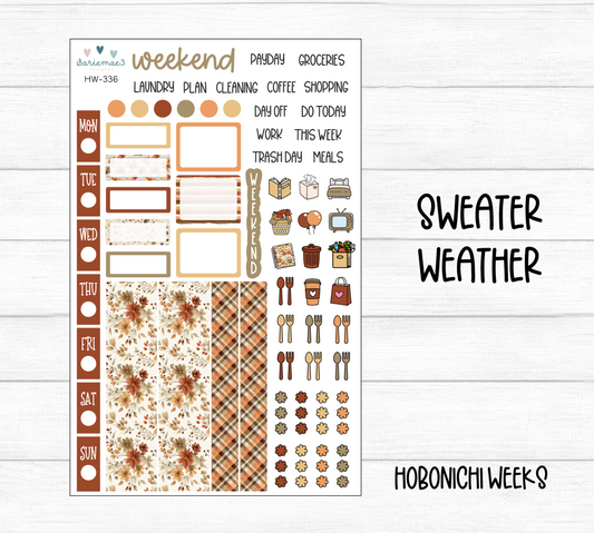 Hobonichi Weeks Kit, Sweater Weather, HW-336