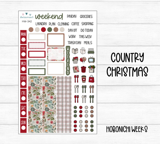 Hobonichi Weeks Kit, Country Christmas, HW-342