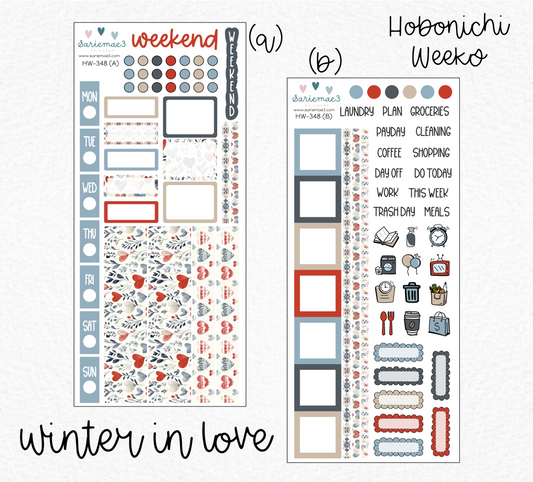 Hobonichi Weeks Kit, Winter in Love, HW-348