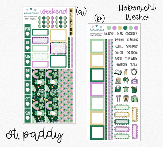 Hobonichi Weeks Kit, St. Paddy, HW-351