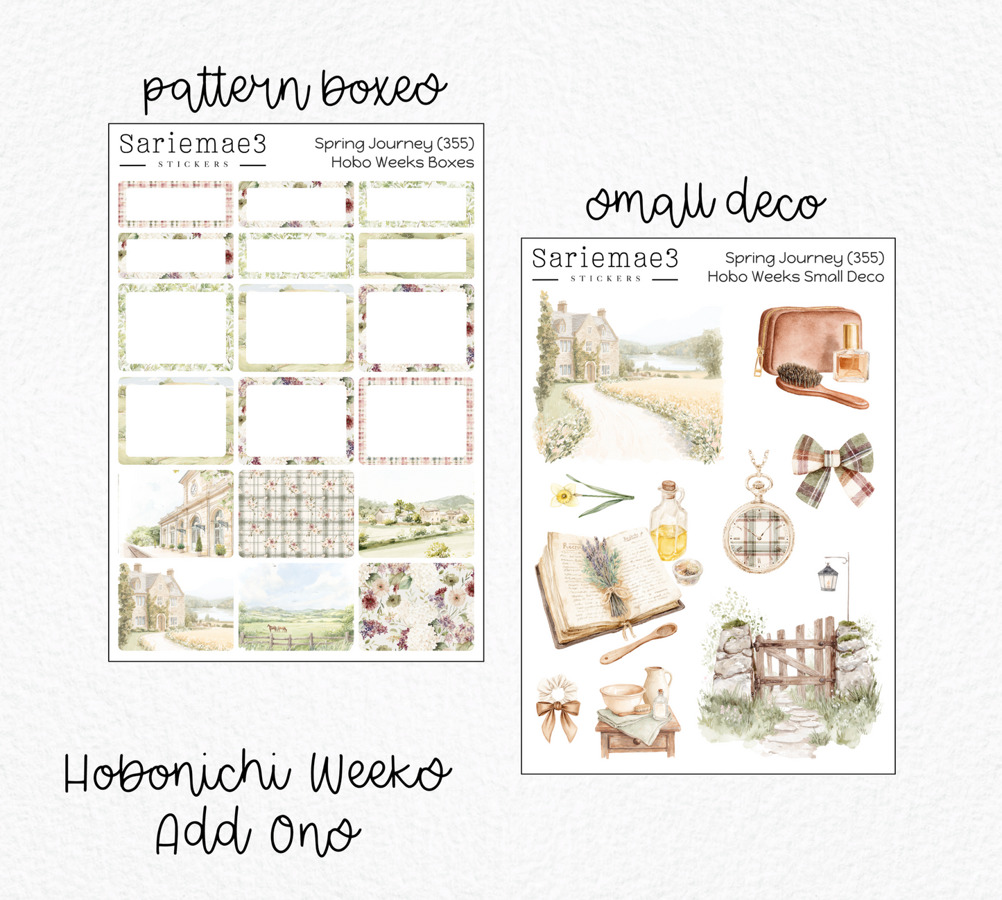 Hobonichi Weeks Kit, Spring Journey, HW-355