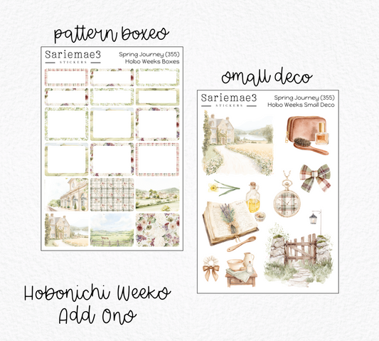 Hobonichi Weeks Kit, Spring Journey, HW-355