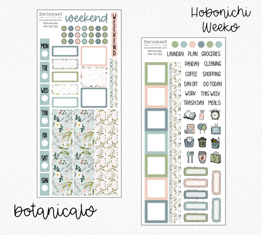 Hobonichi Weeks Kit, Botanicals, HW-357