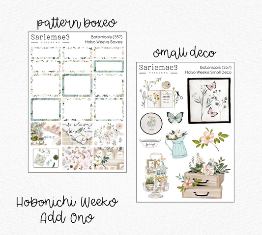 Hobonichi Weeks Kit, Botanicals, HW-357