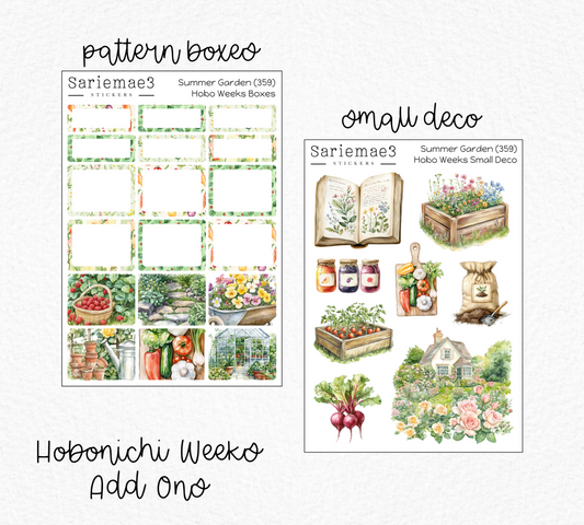 Hobonichi Weeks Kit, Summer Garden, HW-359