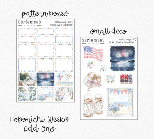 Hobonichi Weeks Kit, Hello July, HW-360