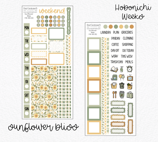 Hobonichi Weeks Kit, Sunflower Bliss, HW-361