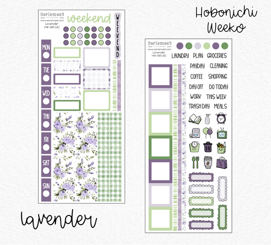 Hobonichi Weeks Kit, Lavender, HW-365