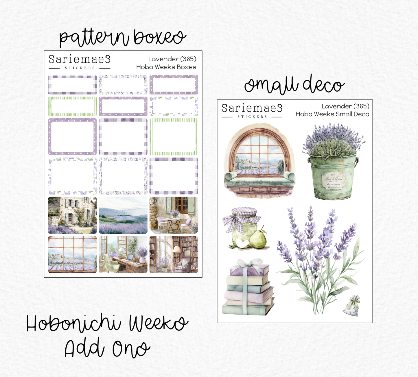 Hobonichi Weeks Kit, Lavender, HW-365
