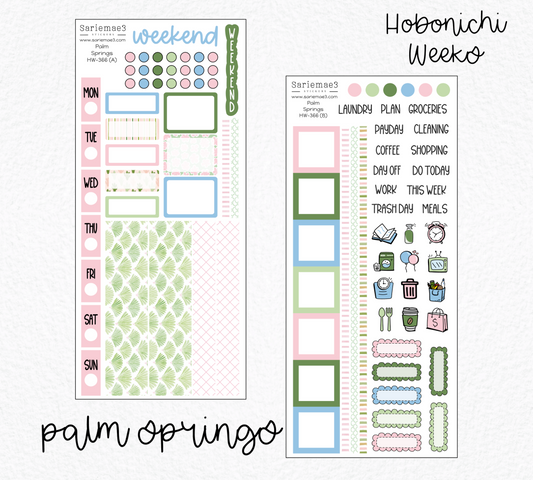 Hobonichi Weeks Kit, Palm Springs, HW-366
