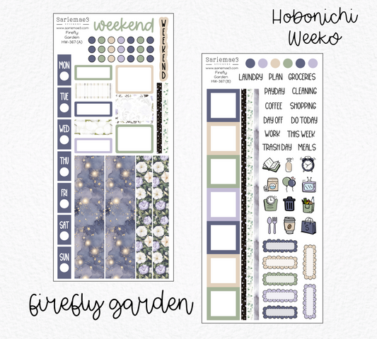 Hobonichi Weeks Kit, Firefly Garden, HW-367
