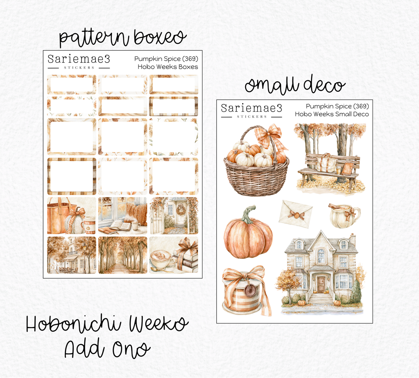 Hobonichi Weeks Kit, Pumpkin Spice, HW-369
