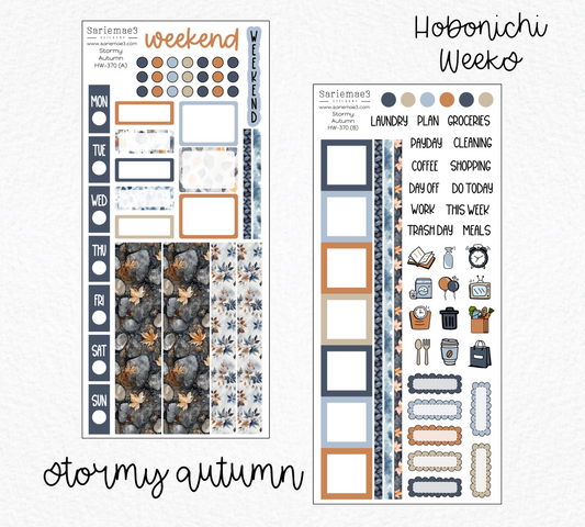 Hobonichi Weeks Kit, Stormy Autumn, HW-370