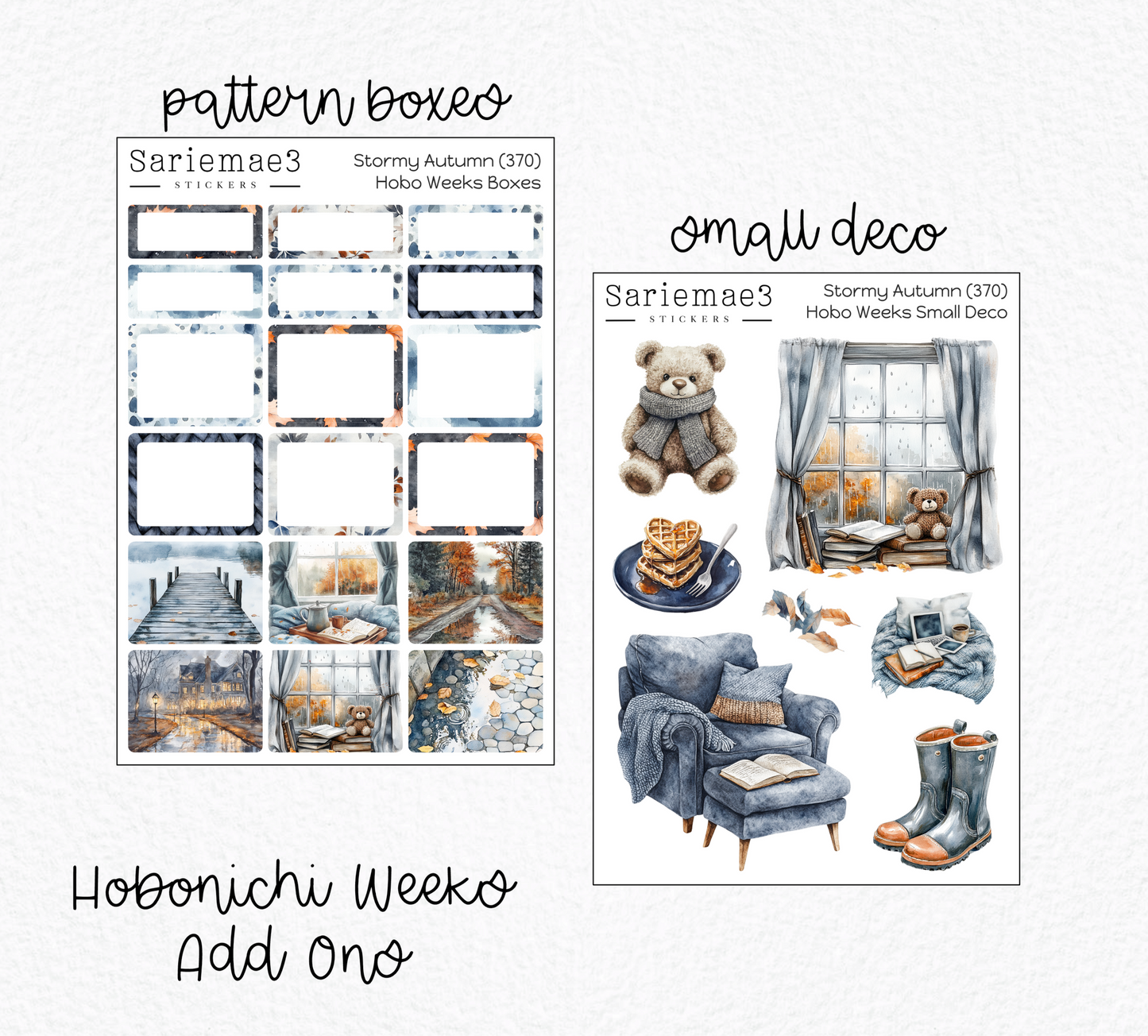 Hobonichi Weeks Kit, Stormy Autumn, HW-370