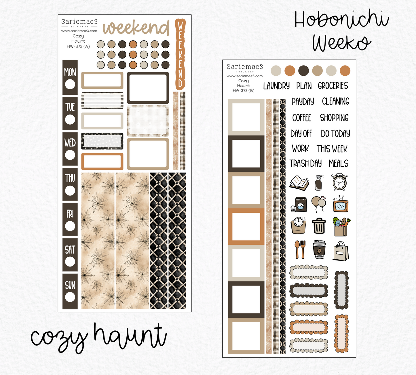 Hobonichi Weeks Kit, Cozy Haunt, HW-373