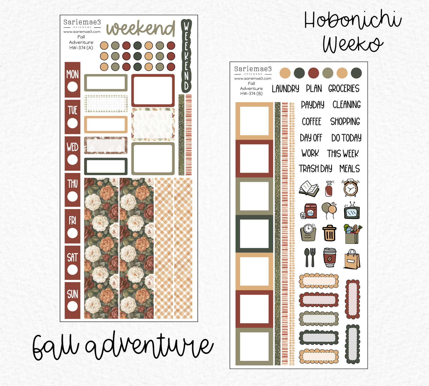 Hobonichi Weeks Kit, Fall Adventure, HW-374