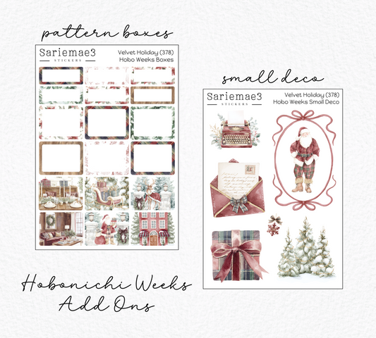Hobonichi Weeks Kit, Velvet Holiday, HW-378