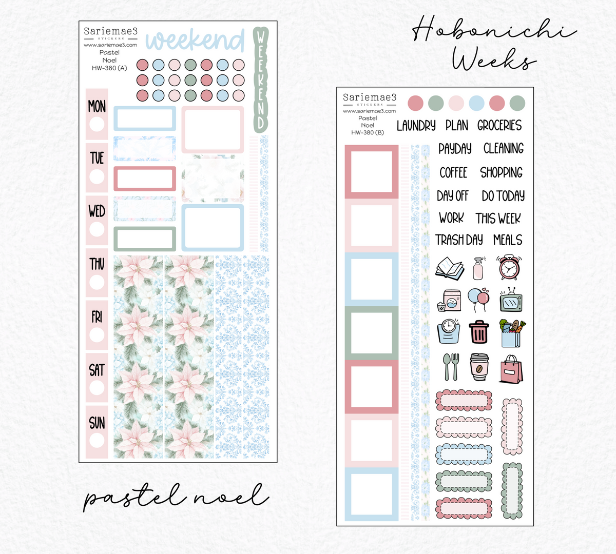 Hobonichi Weeks Kit, Pastel Noel, HW-380
