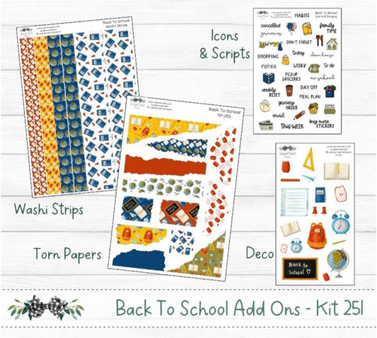 Weekly Kit Add Ons, Back To School, Kit 251