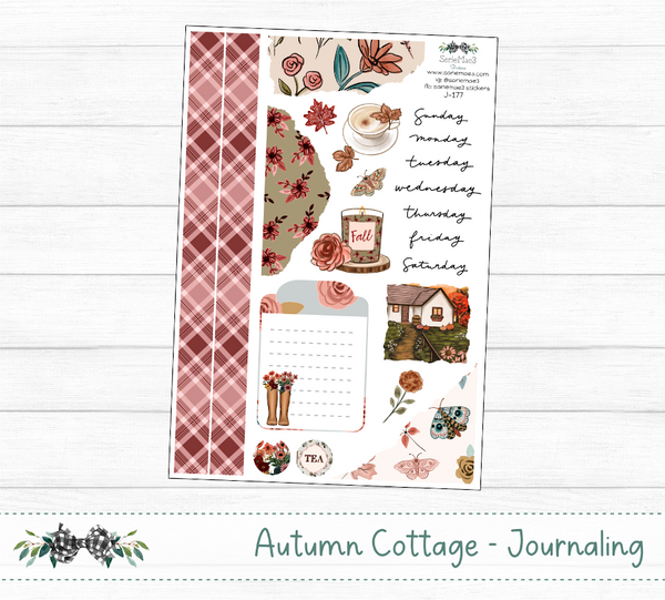 Journaling Kit, Autumn Cottage, J-177