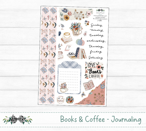 Journaling Kit, Books & Coffee, J-180