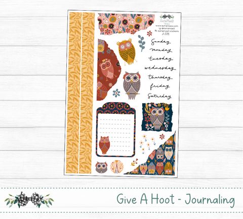 Journaling Kit, Give A Hoot, J-221