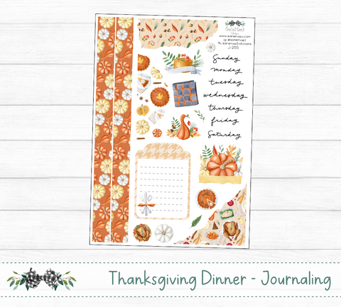 Journaling Kit, Thanksgiving Dinner, J-255