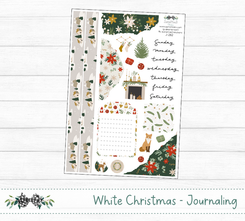 Journaling Kit, White Christmas, J-262