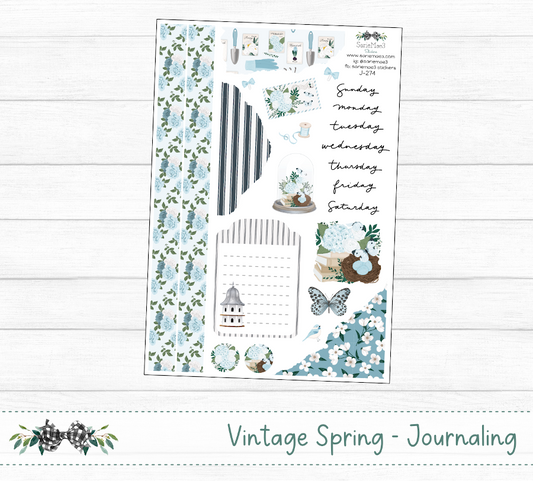 Journaling Kit, Vintage Spring, J-274