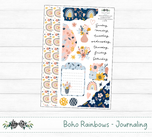 Journaling Kit, Boho Rainbows, J-275