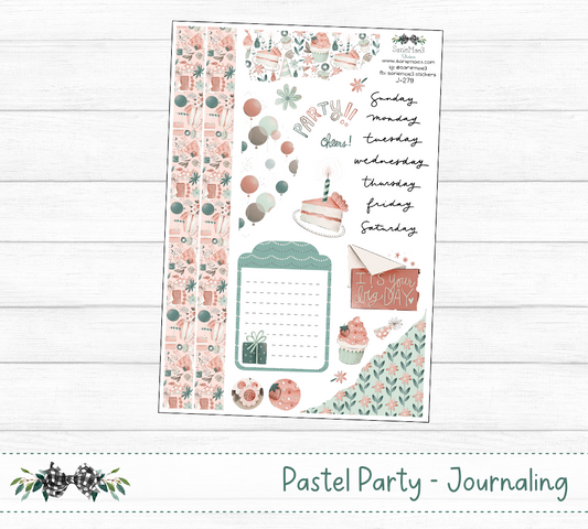 Journaling Kit, Pastel Party, J-279