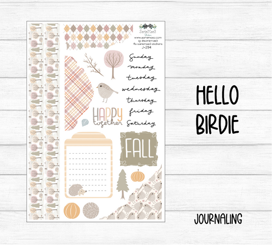 Journaling Kit, Hello Birdie, J-294