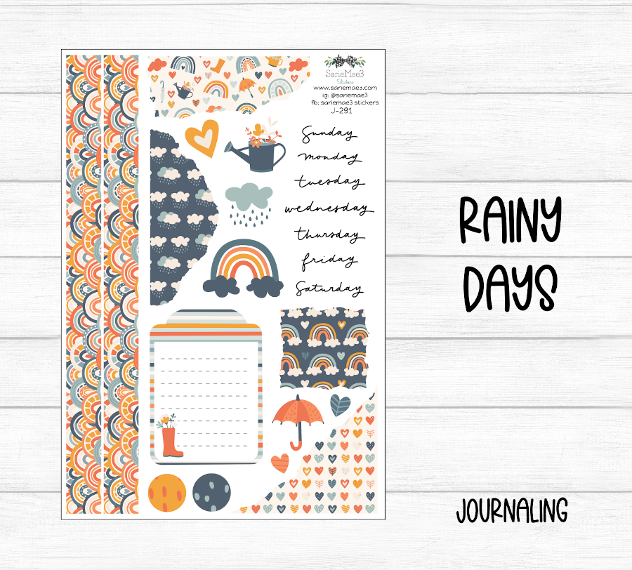 Journaling Kit, Rainy Days, J-291