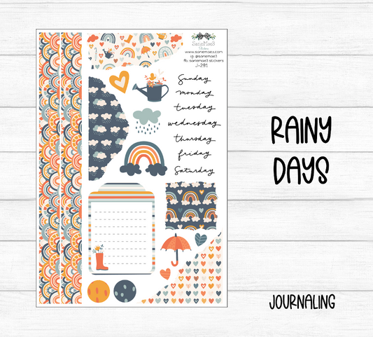 Journaling Kit, Rainy Days, J-291