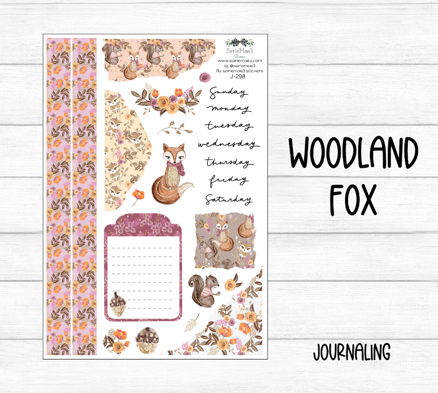 Journaling Kit, Woodland Fox, J-298