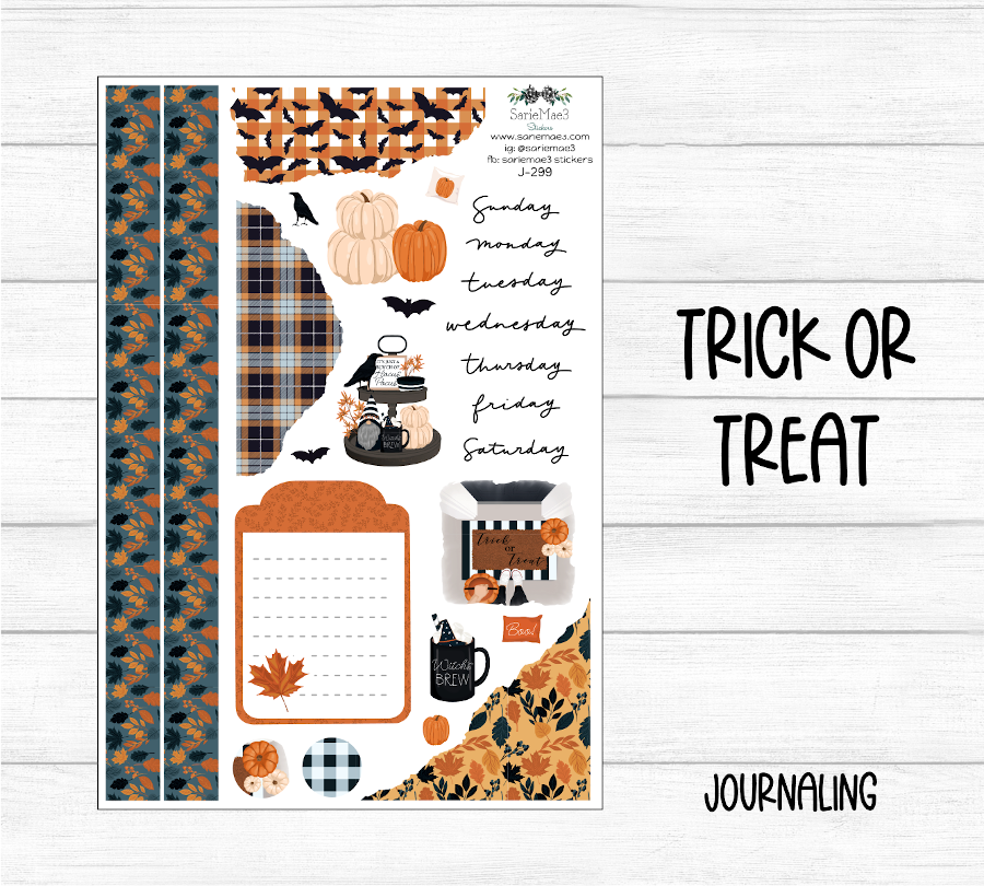 Journaling Kit, Trick or Treat, J-299