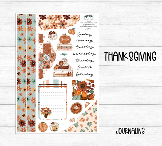 Journaling Kit, Thanksgiving, J-304