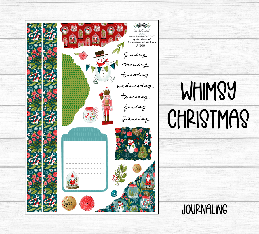 Journaling Kit, Whimsy Christmas, J-309