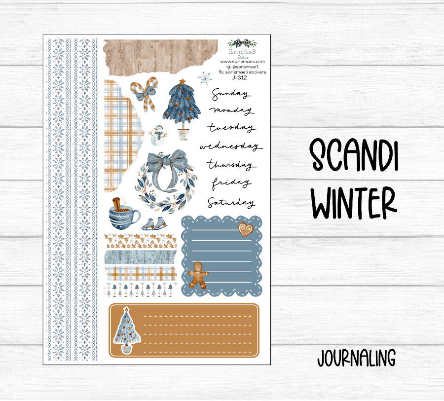 Journaling Kit, Scandi Winter, J-312